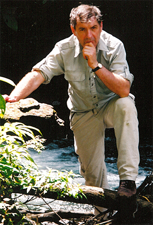 Biologist Lu Carbyn early in his career.
