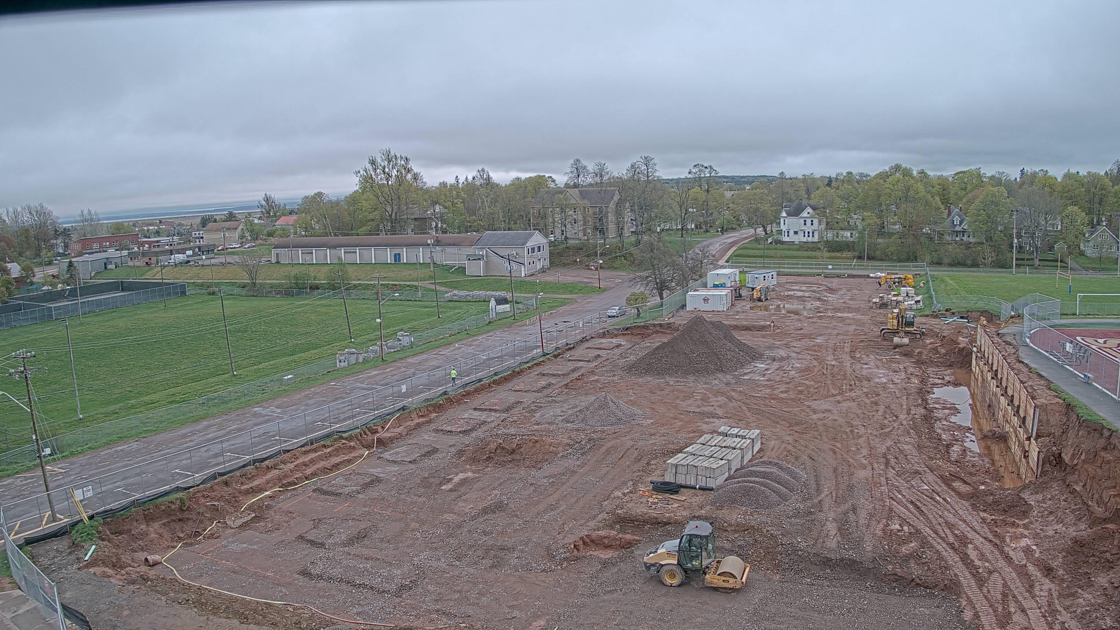 Construction site of the Multi-Sport Complex at Mount Allison University