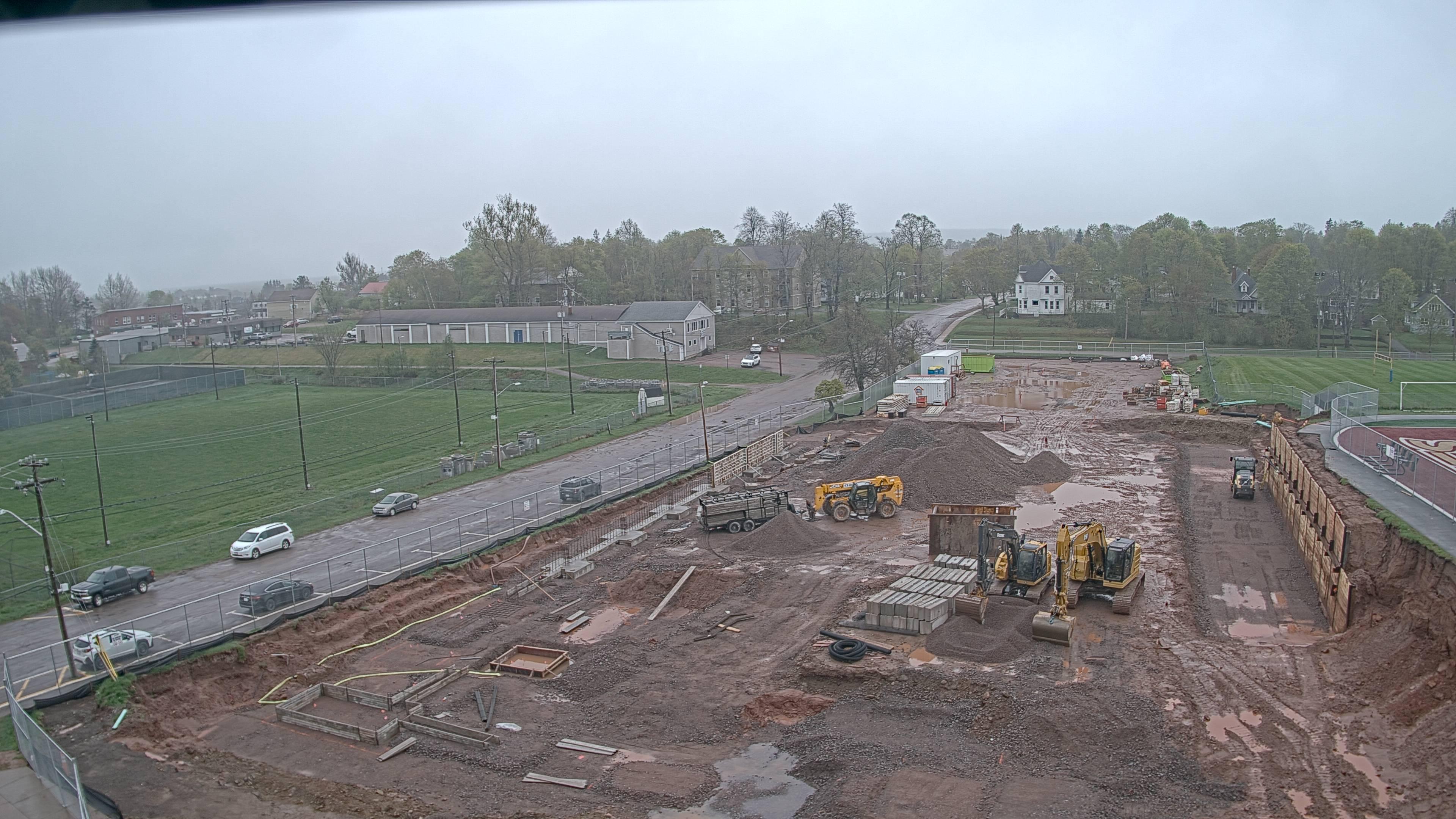 Construction site of the Multi-Sport Complex at Mount Allison University