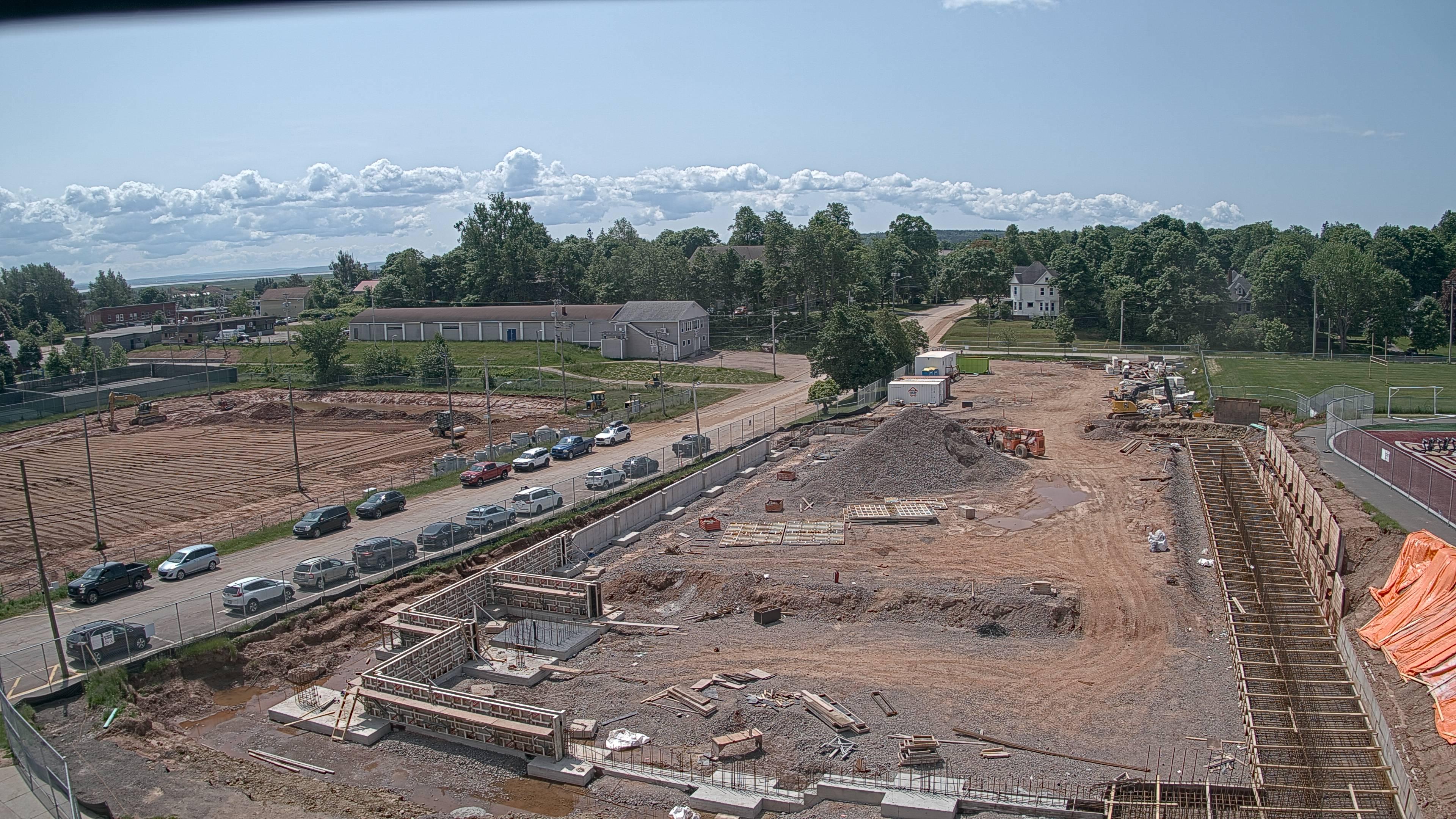 Construction site of the Multi-Sport Complex at Mount Allison University