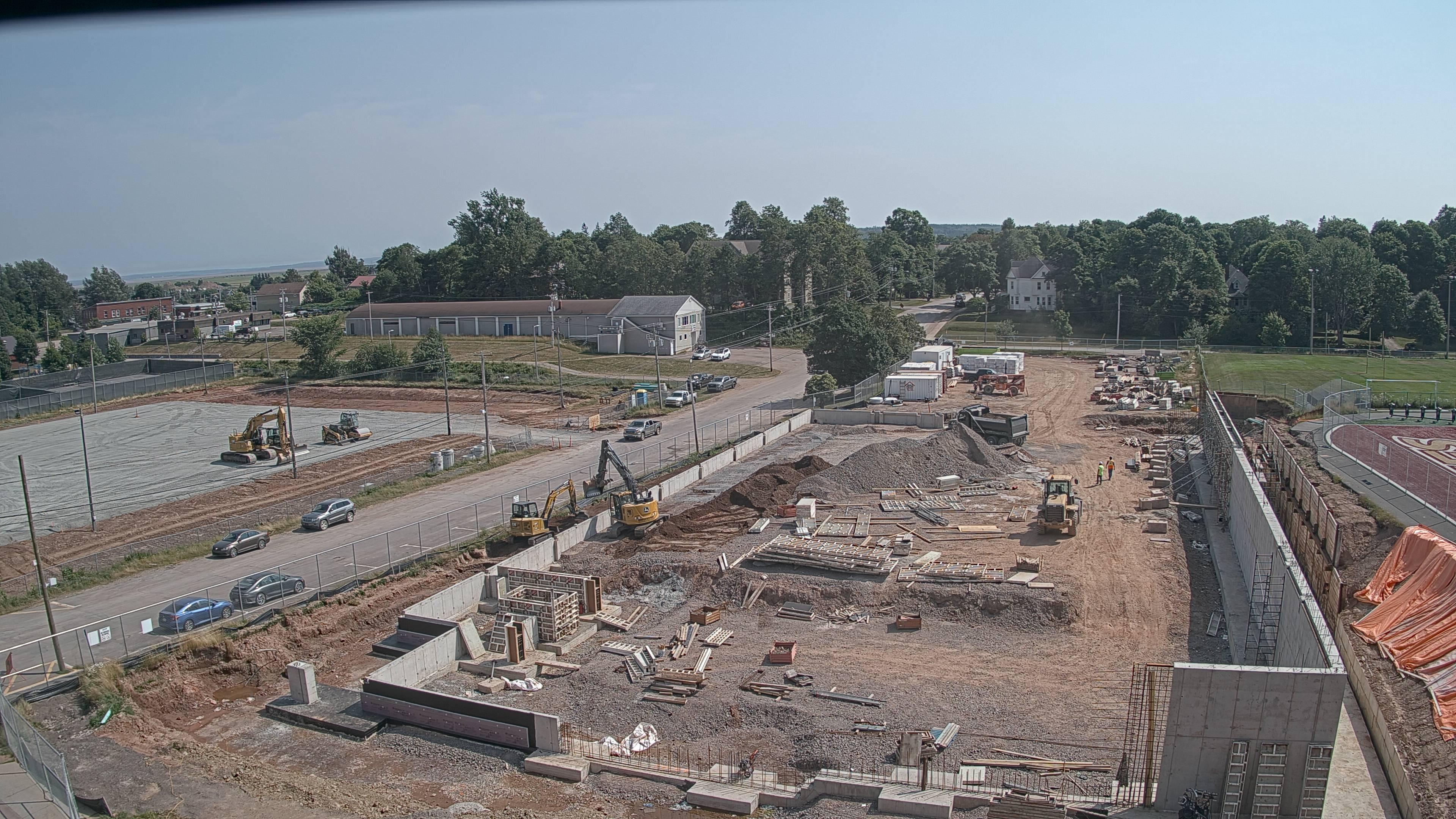 Construction site of the Multi-Sport Complex at Mount Allison University