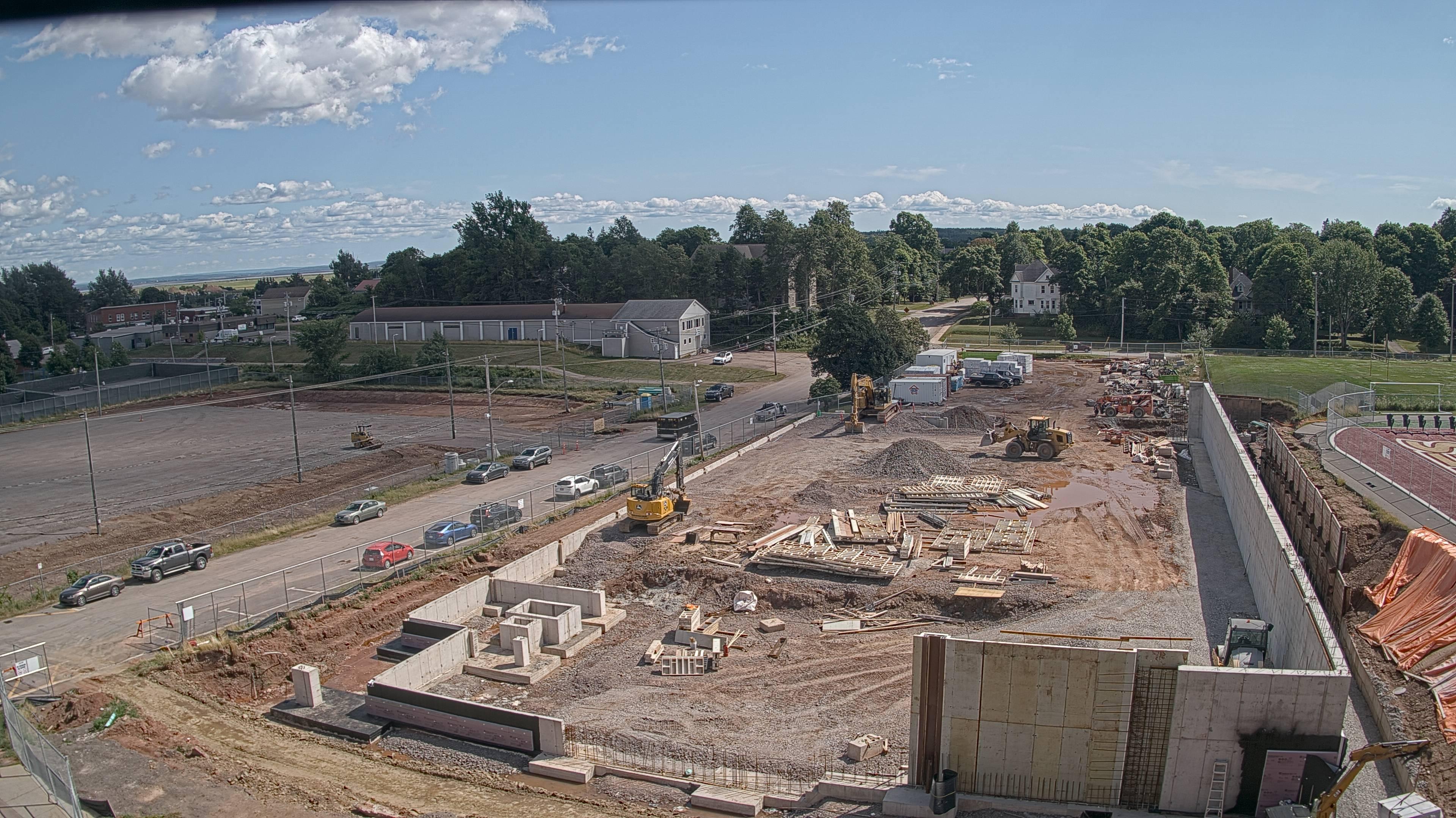 Construction site of the Multi-Sport Complex at Mount Allison University