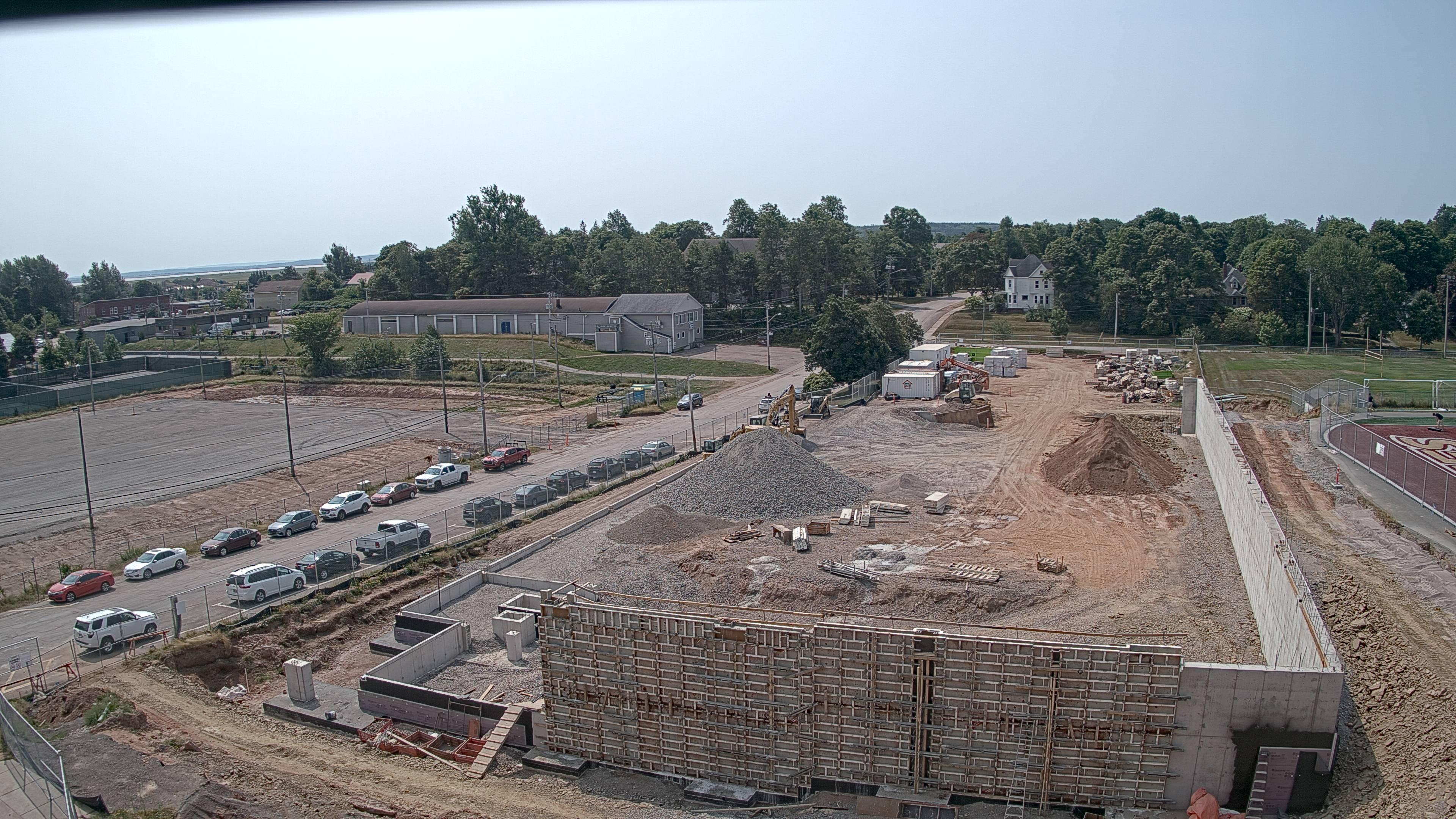 Construction site of the Multi-Sport Complex at Mount Allison University