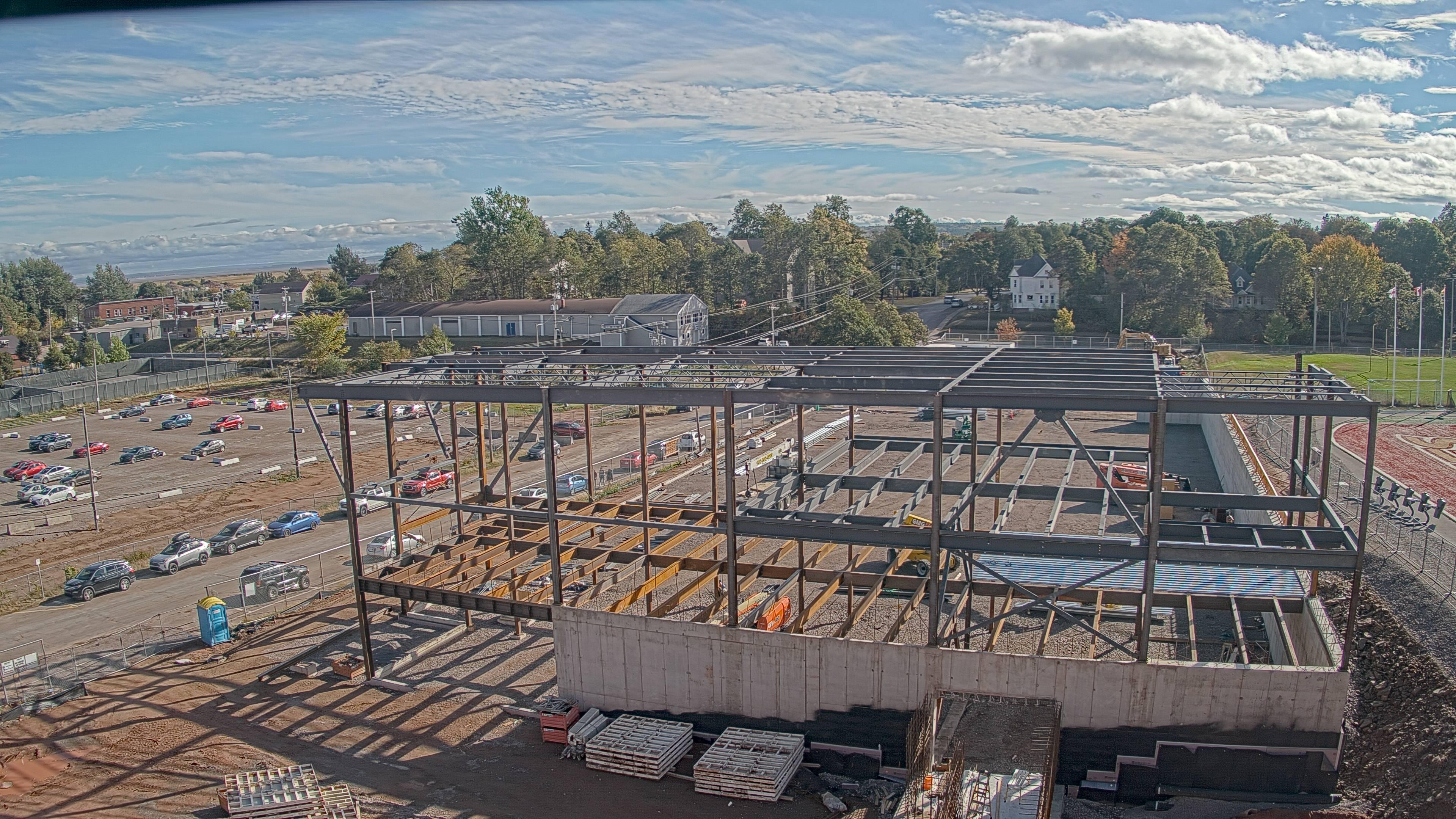 Construction site of the Multi-Sport Complex at Mount Allison University