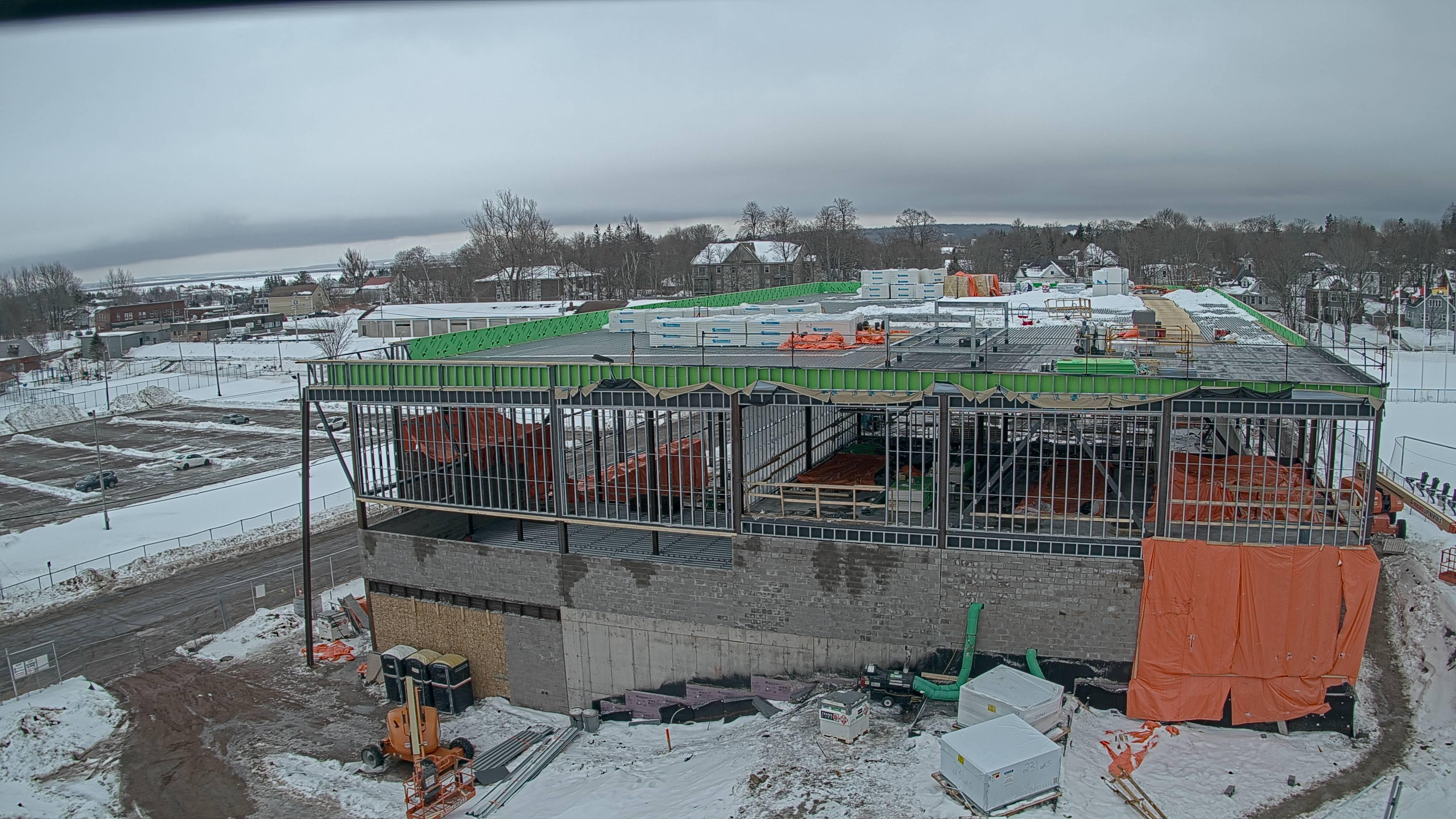 Construction site of the Multi-Sport Complex at Mount Allison University