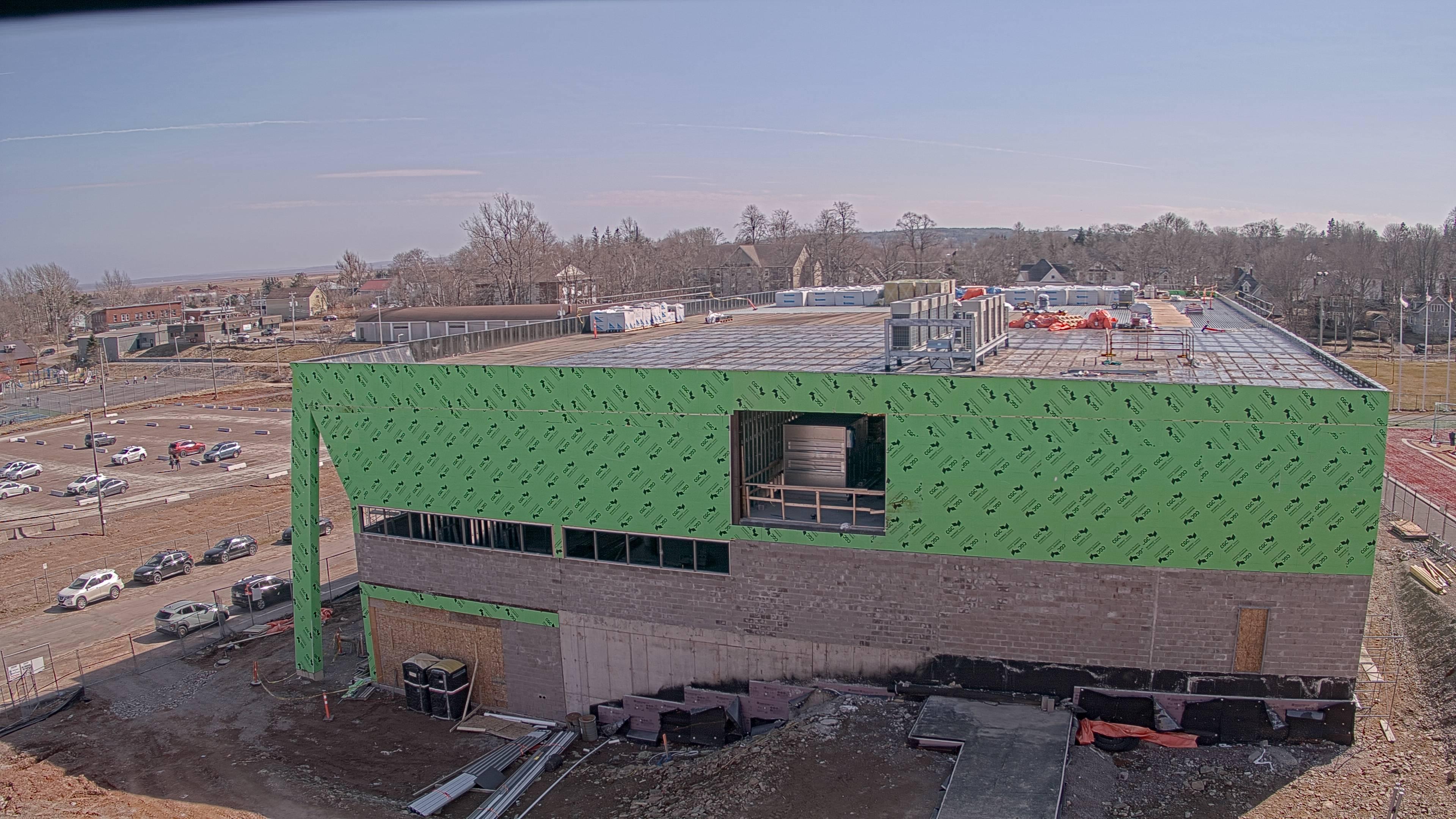 Construction site of the Multi-Sport Complex at Mount Allison University