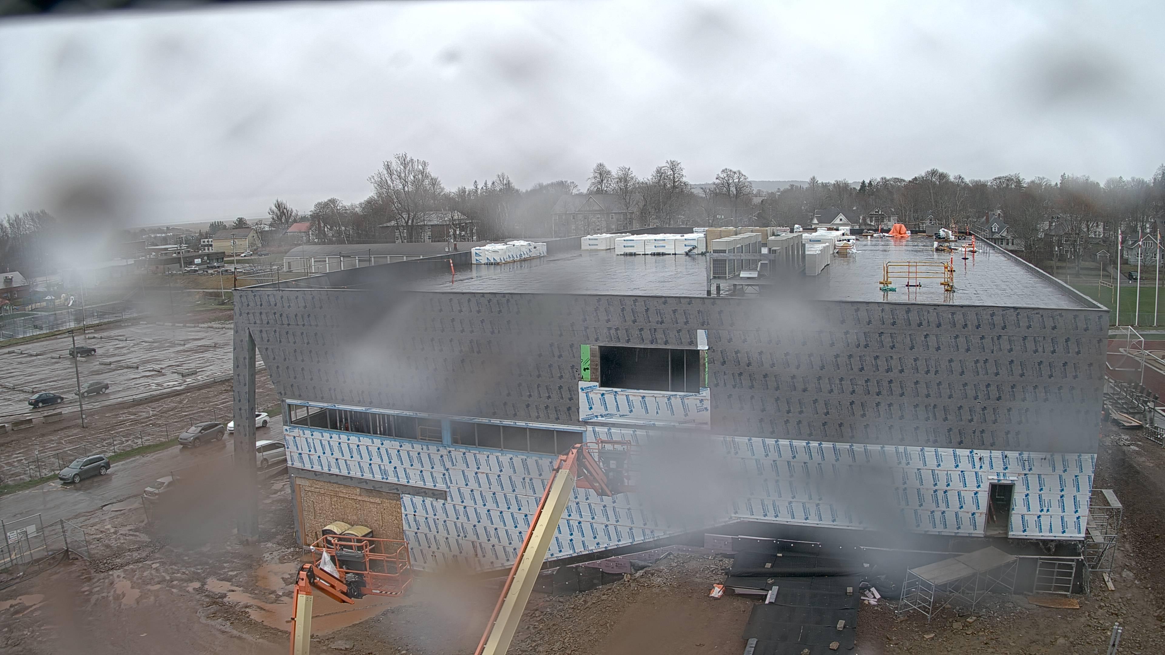 Construction site of the Multi-Sport Complex at Mount Allison University