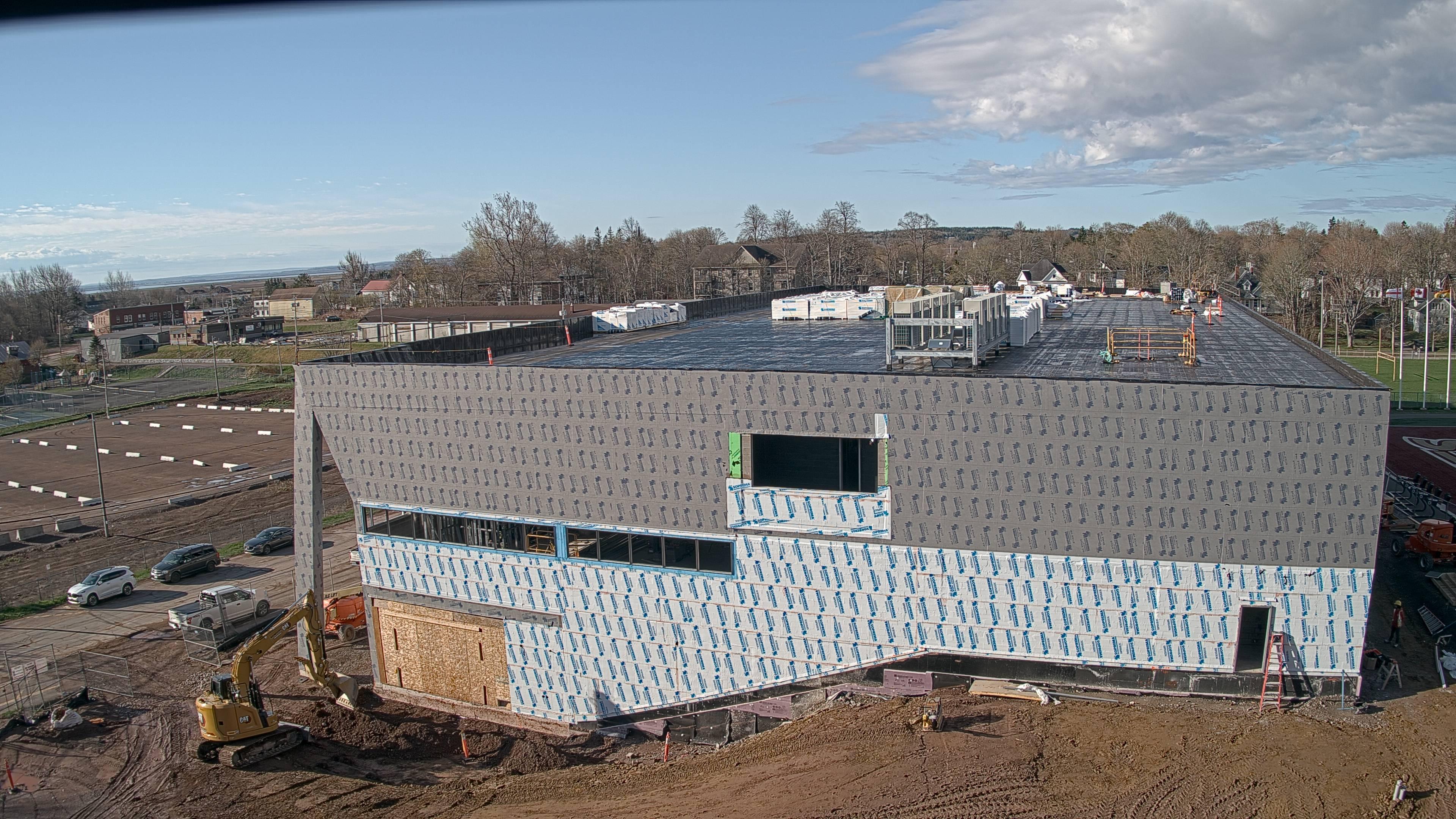 Construction site of the Multi-Sport Complex at Mount Allison University