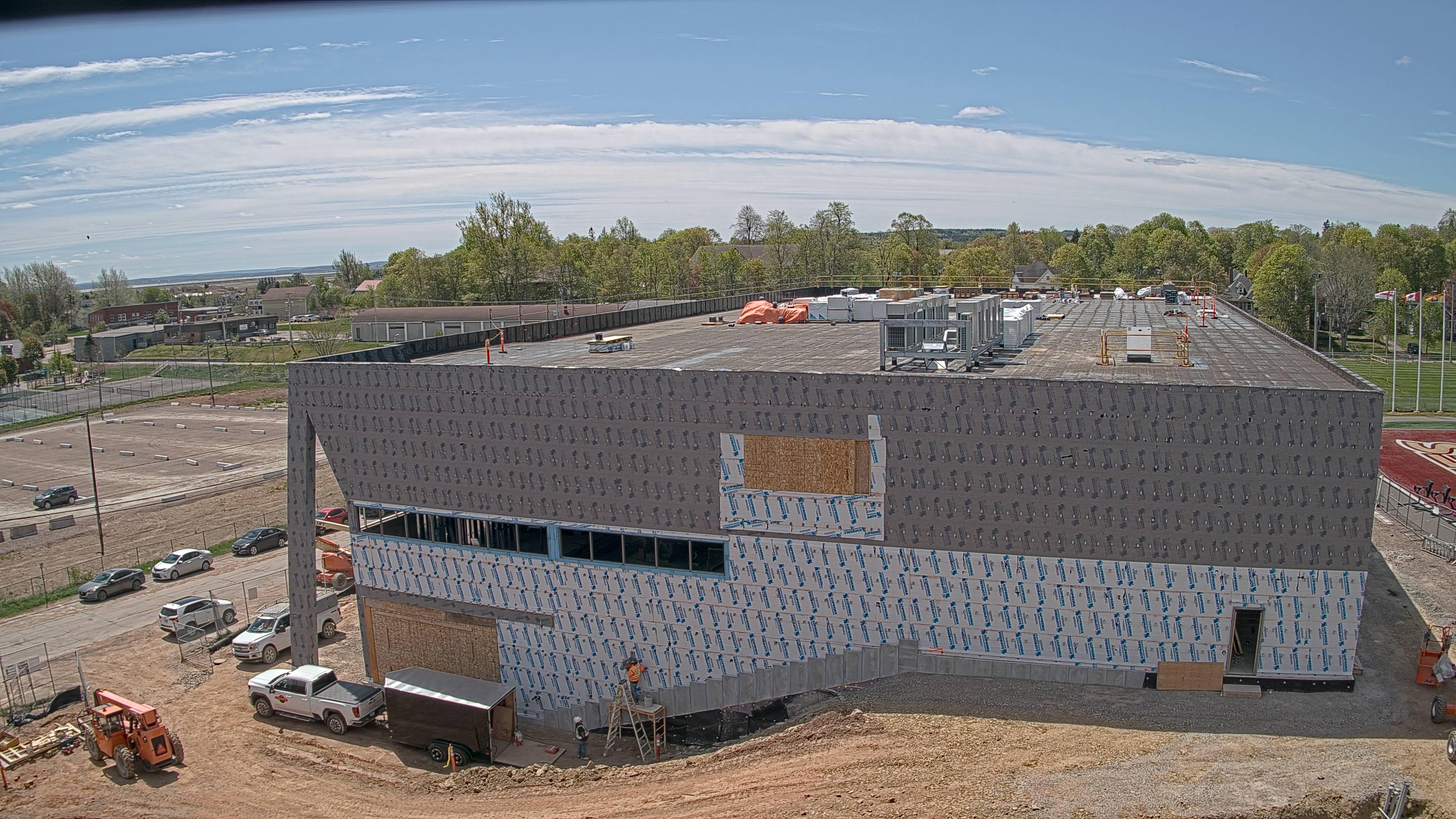 Construction site of the Multi-Sport Complex at Mount Allison University