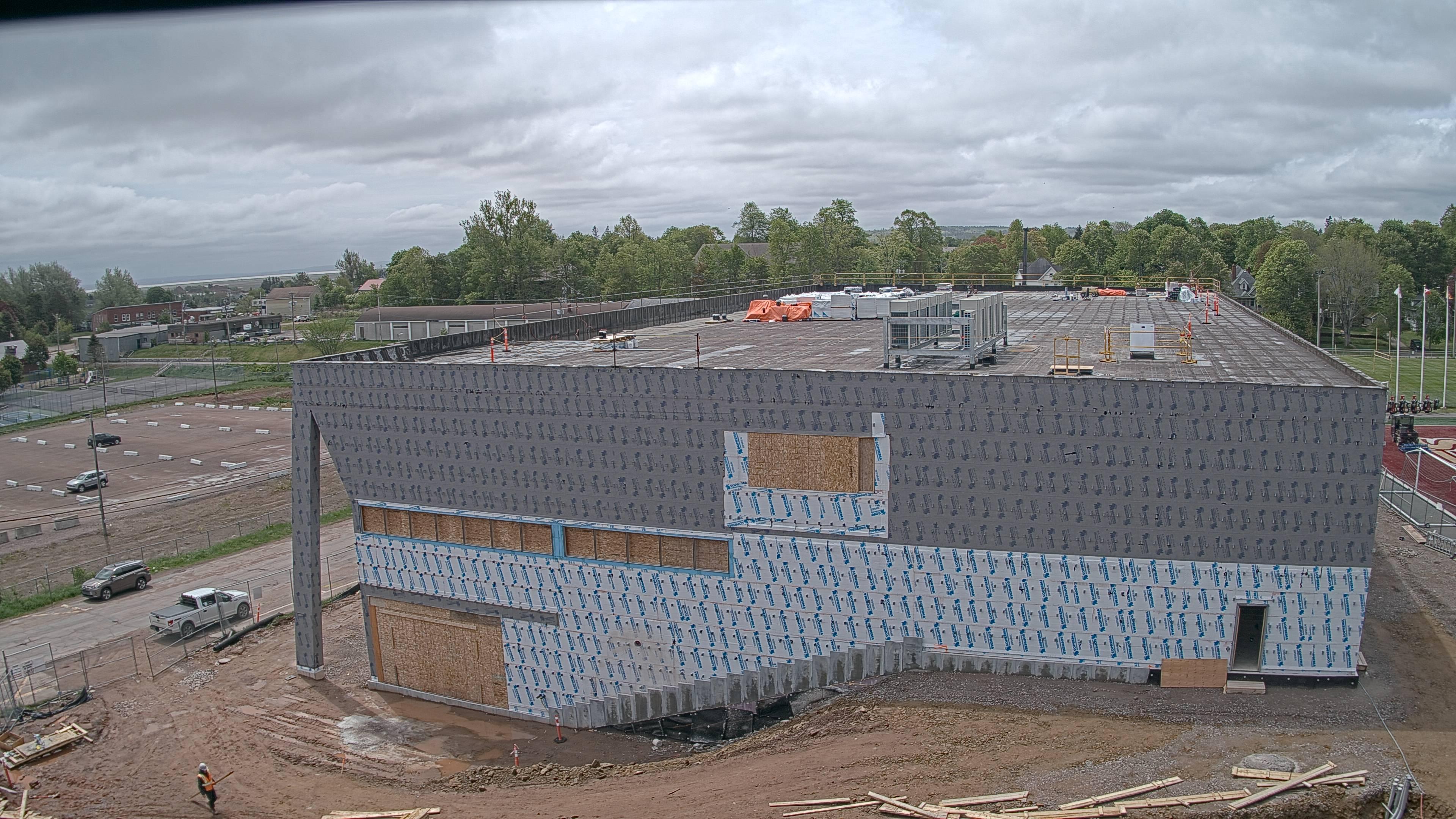 Construction site of the Multi-Sport Complex at Mount Allison University