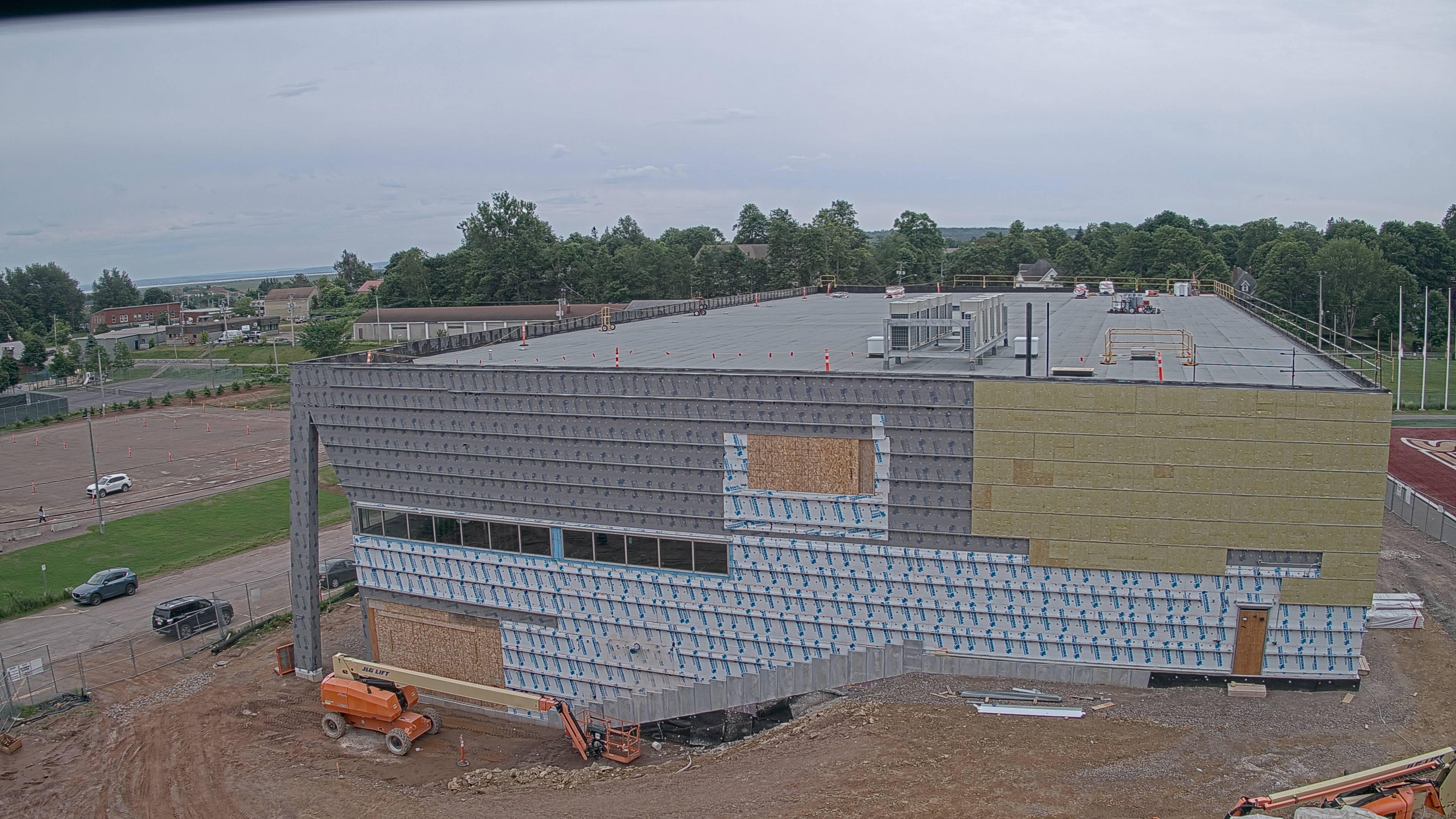Construction site of the Multi-Sport Complex at Mount Allison University