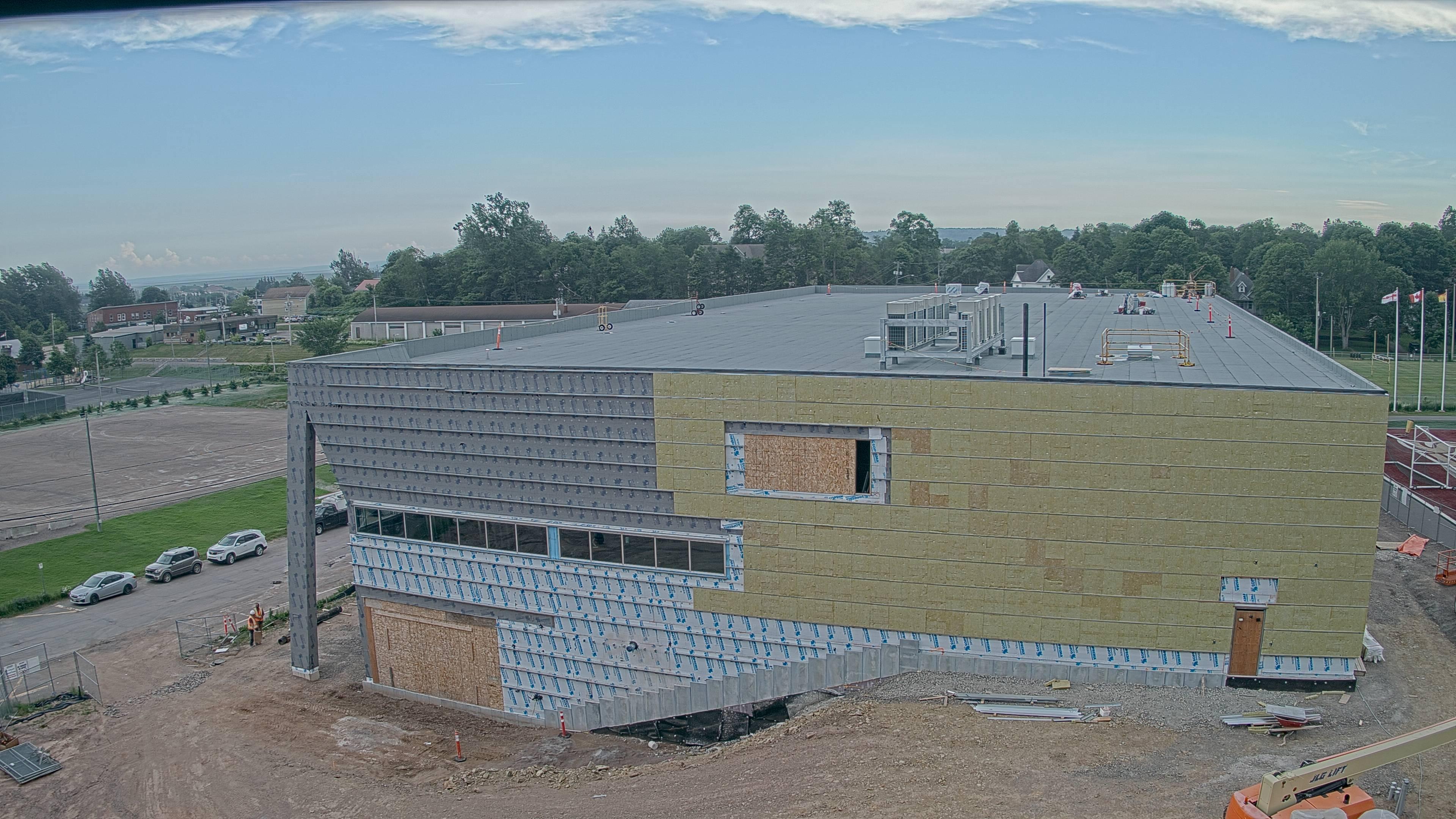 Construction site of the Multi-Sport Complex at Mount Allison University