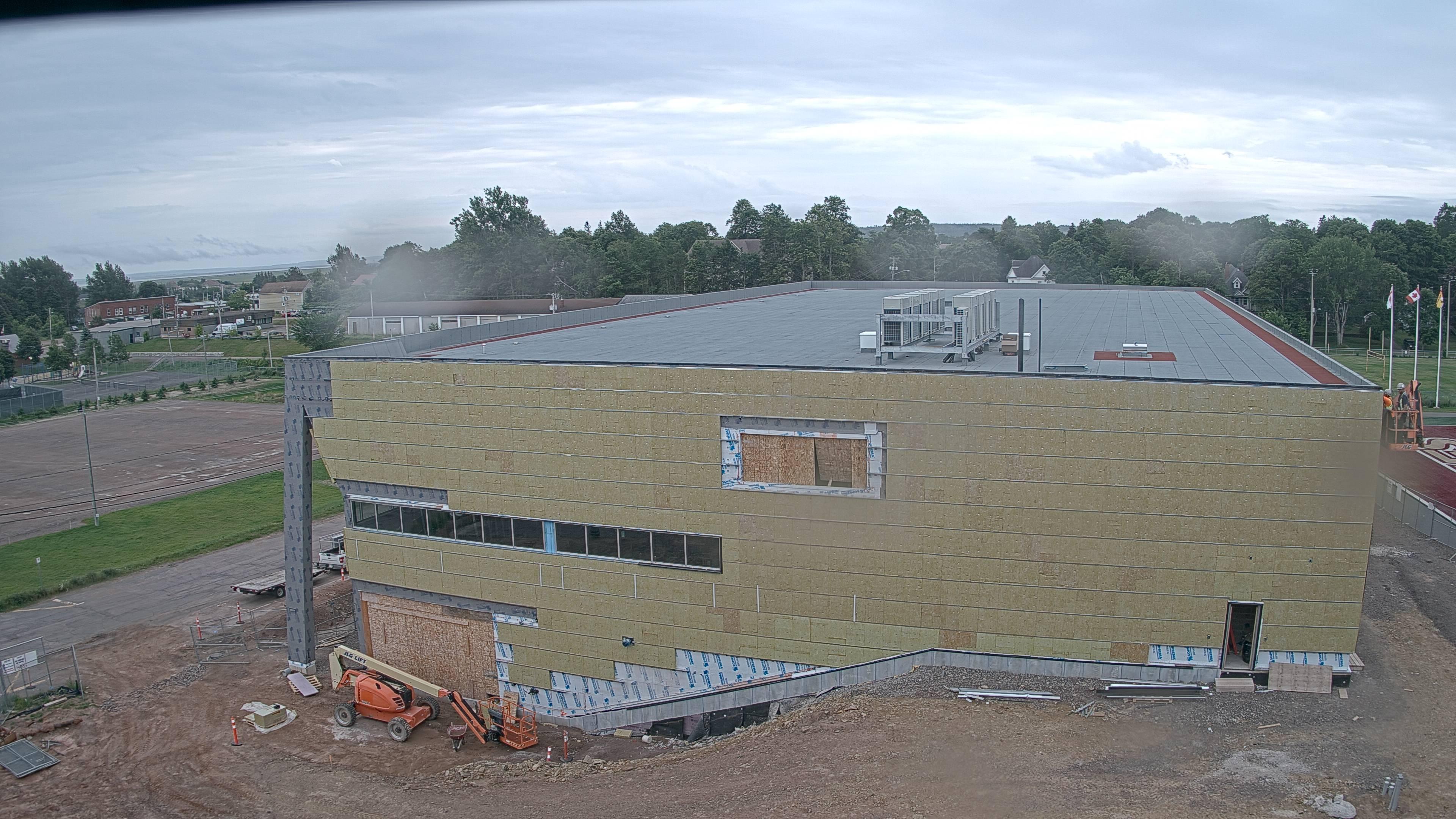Construction site of the Multi-Sport Complex at Mount Allison University