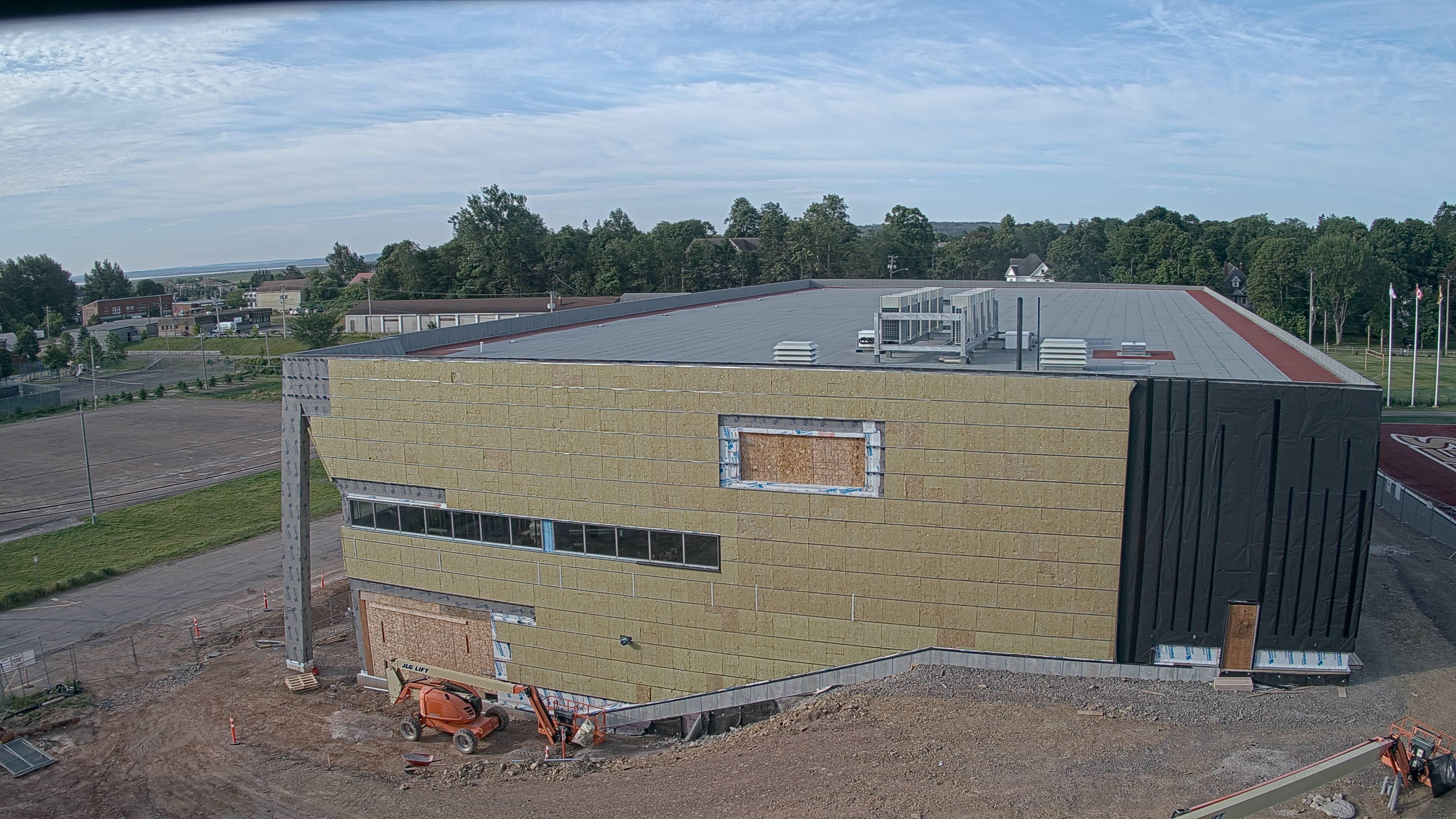 Construction site of the Multi-Sport Complex at Mount Allison University