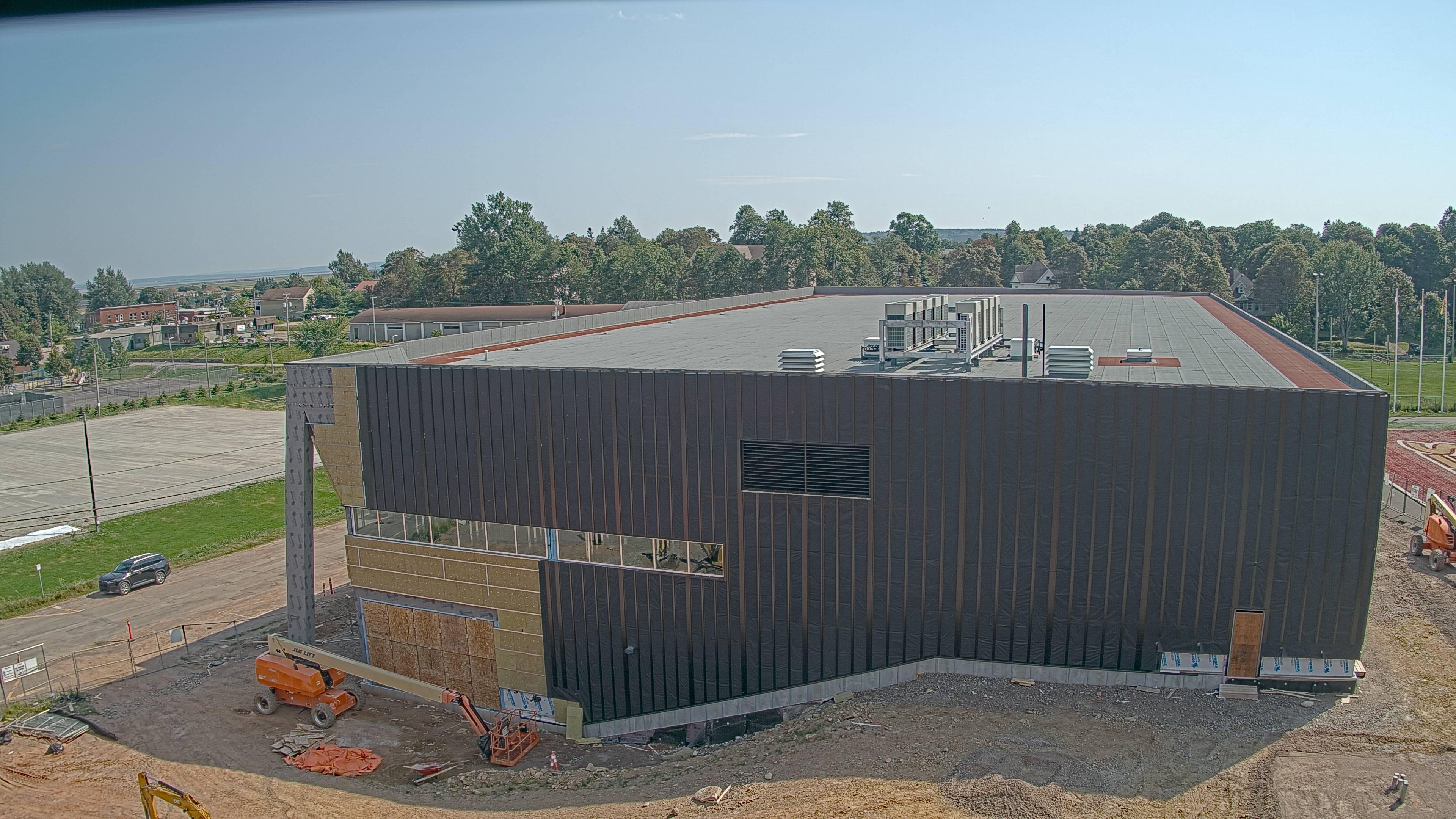 Construction site of the Multi-Sport Complex at Mount Allison University