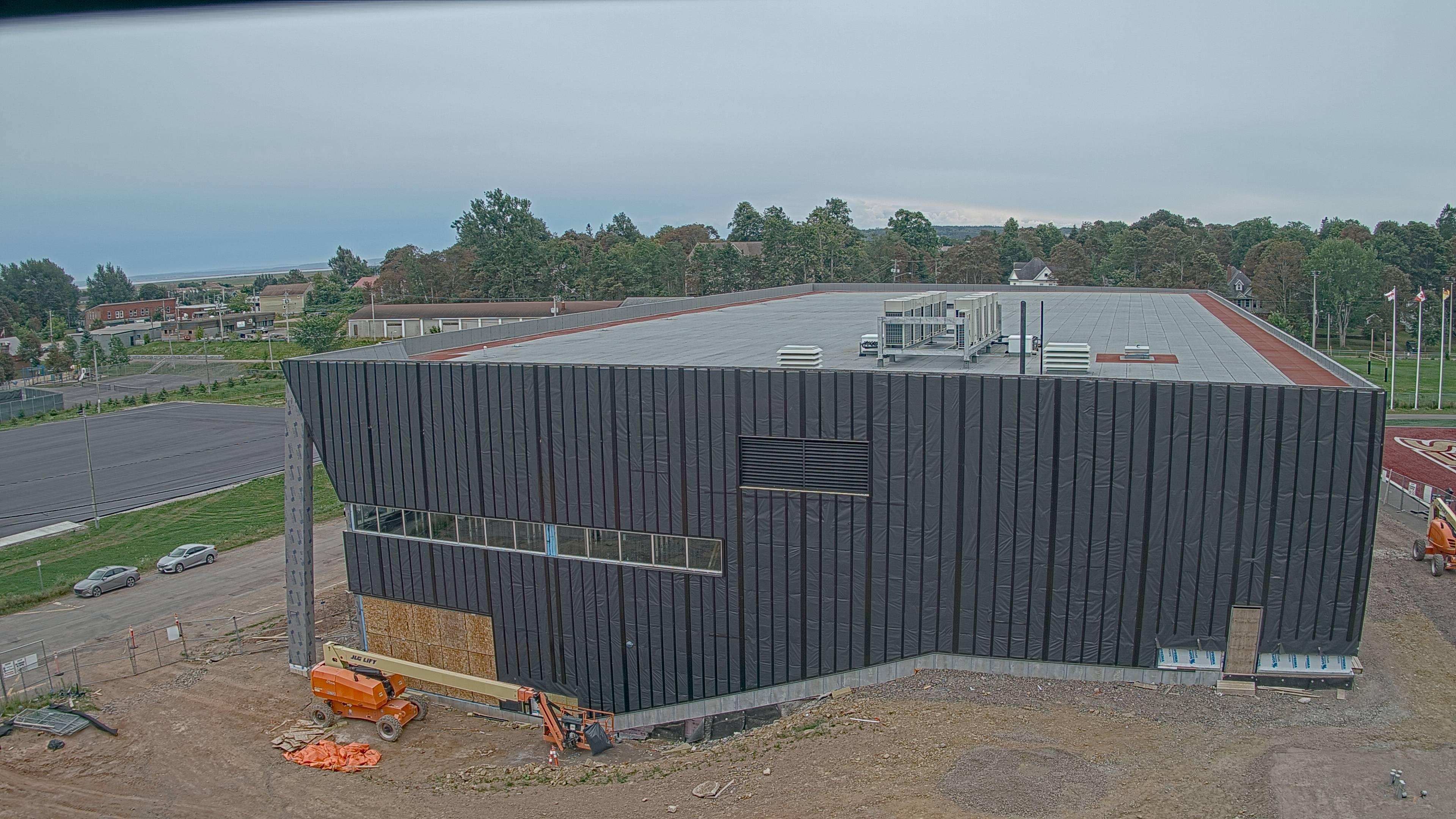 Construction site of the Multi-Sport Complex at Mount Allison University