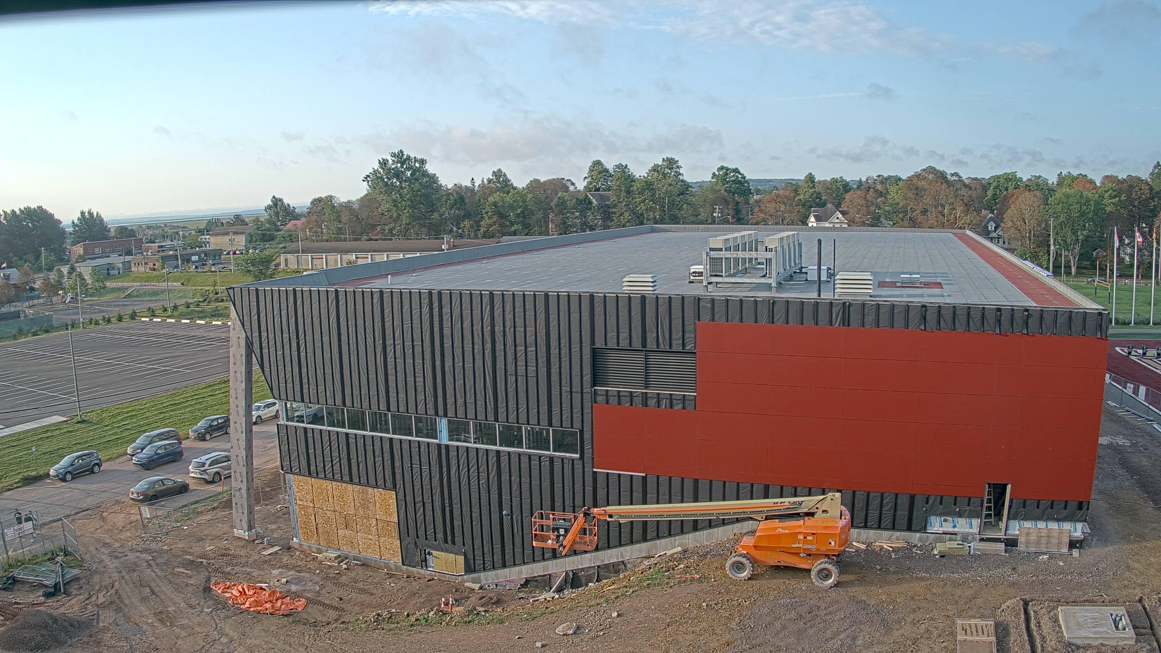 Construction site of the Multi-Sport Complex at Mount Allison University