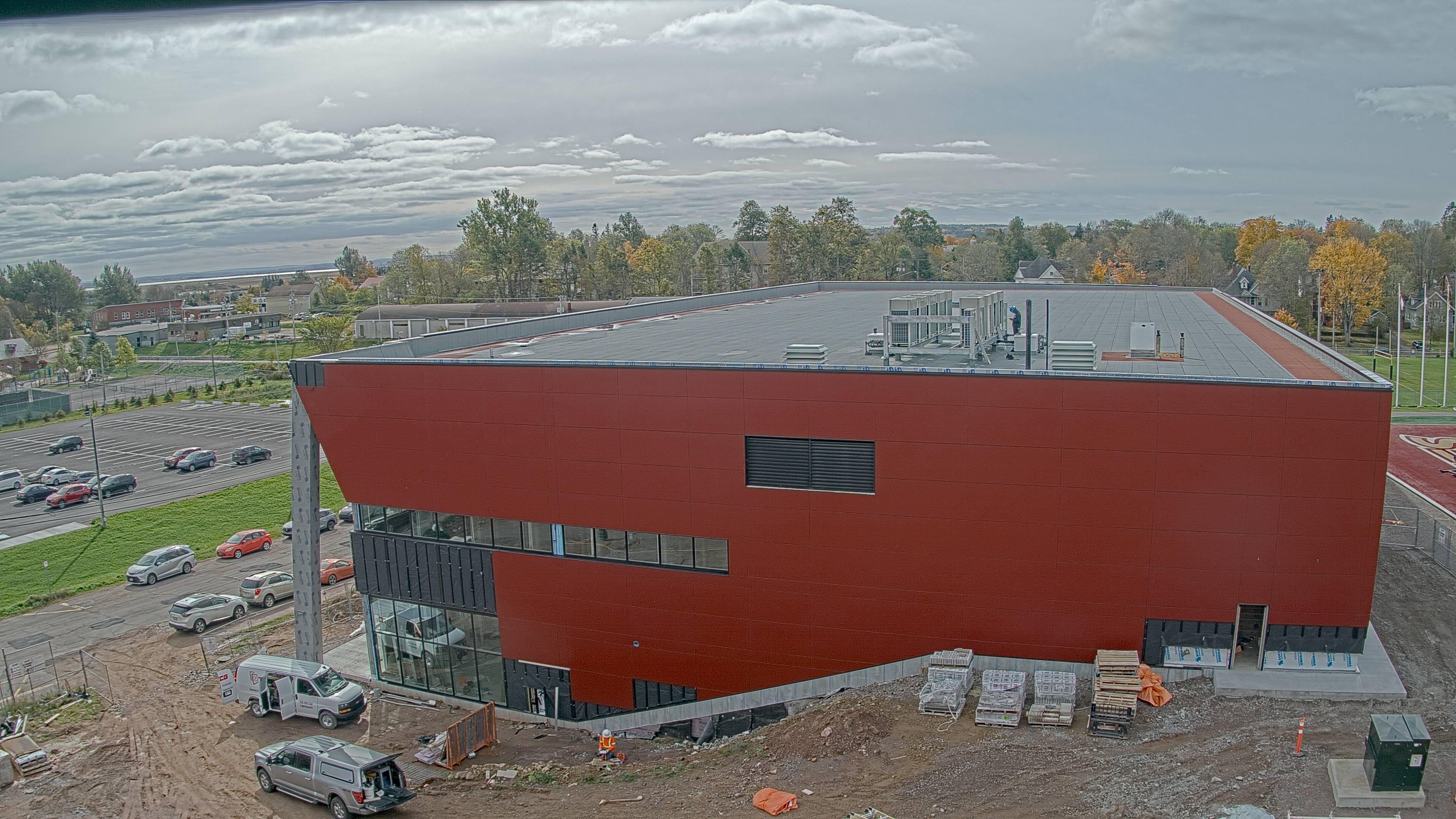 Construction site of the Multi-Sport Complex at Mount Allison University